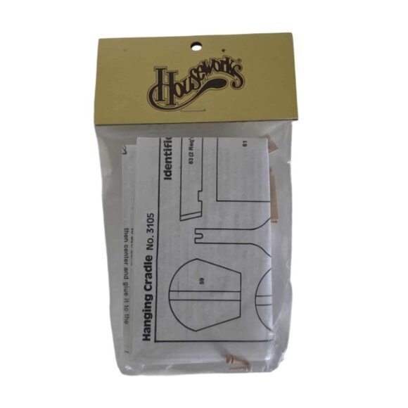 NWT Houseworks Shenandoah Designs Hanging Cradle Doll House Miniature Kit - Picture 1 of 4